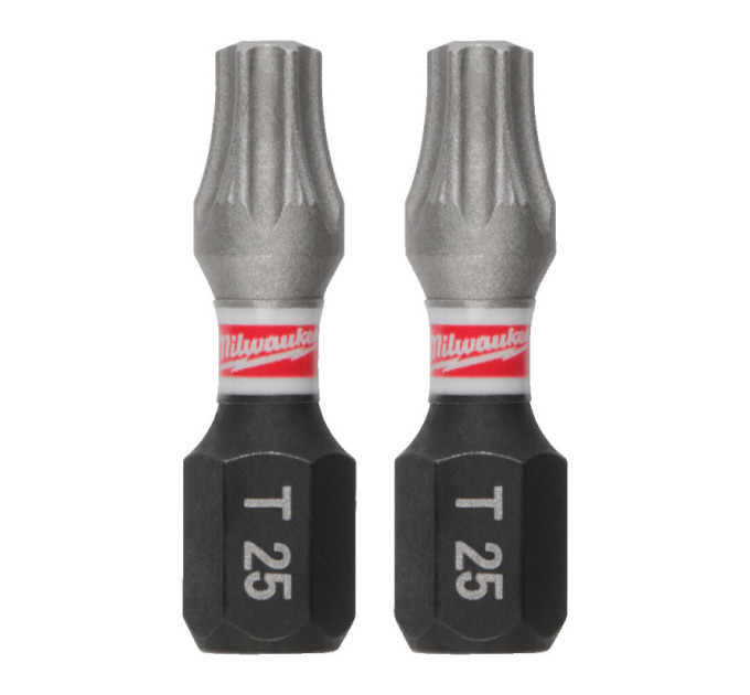 Бита SHOCKWAVE MILWAUKEE, TX25, 25мм, (3шт)