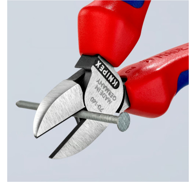Кусачки боковые (бокорезы), Ø4,0мм, 140мм KNIPEX 70 02 140, фосфатированные