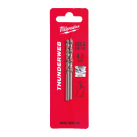 Свердло по металу THUNDERWEB HSS-G MILWAUKEE, DIN338, Ø4,0x75х43мм