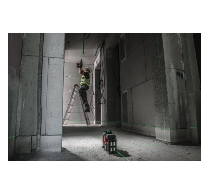 Нивелир лазерный аккумуляторный 3D MILWAUKEE M12 3PL-0C (360˚, зелёный луч)