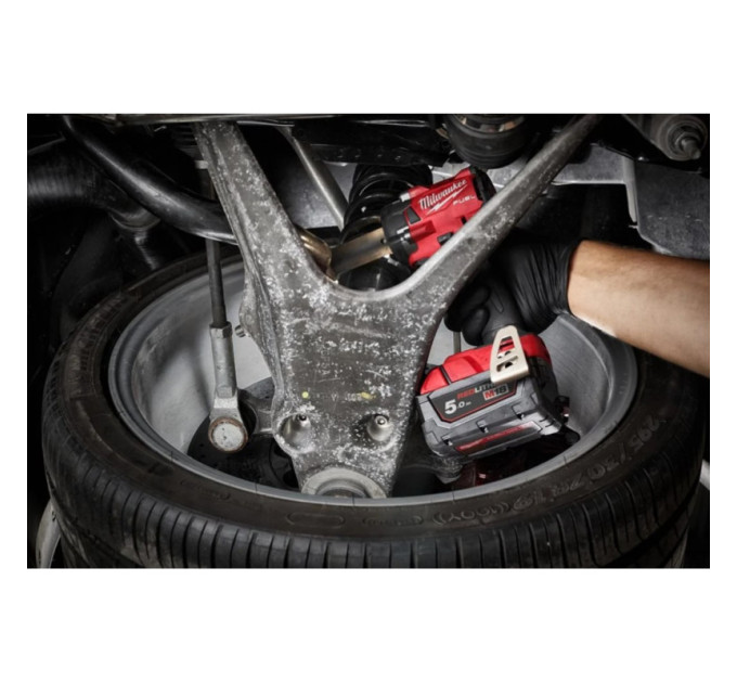 Гайковерт аккумуляторный бесщеточный MILWAUKEE 1/2" (339 Нм) M18 FIW2P12-502X, с пином (ЗУ+2Х5Ач)