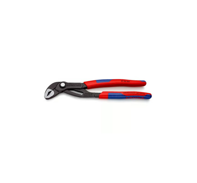 Клещи сантехнические переставные высокотехнологические Ø50мм Cobra KNIPEX 87 02 250, фосфатированные