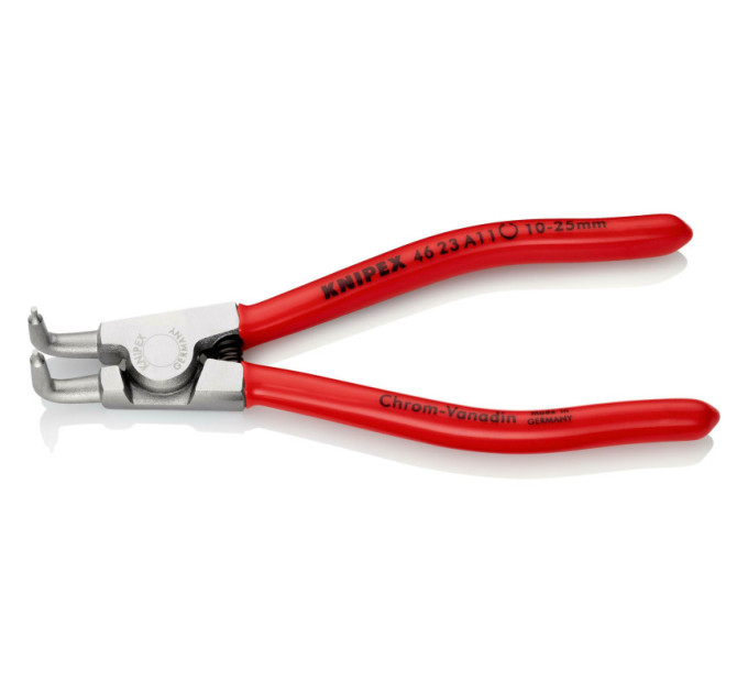 Щипцы для наружных стопорных колец загнутые 90°, Ø10-25мм KNIPEX 46 23 A11, Ø1,3мм