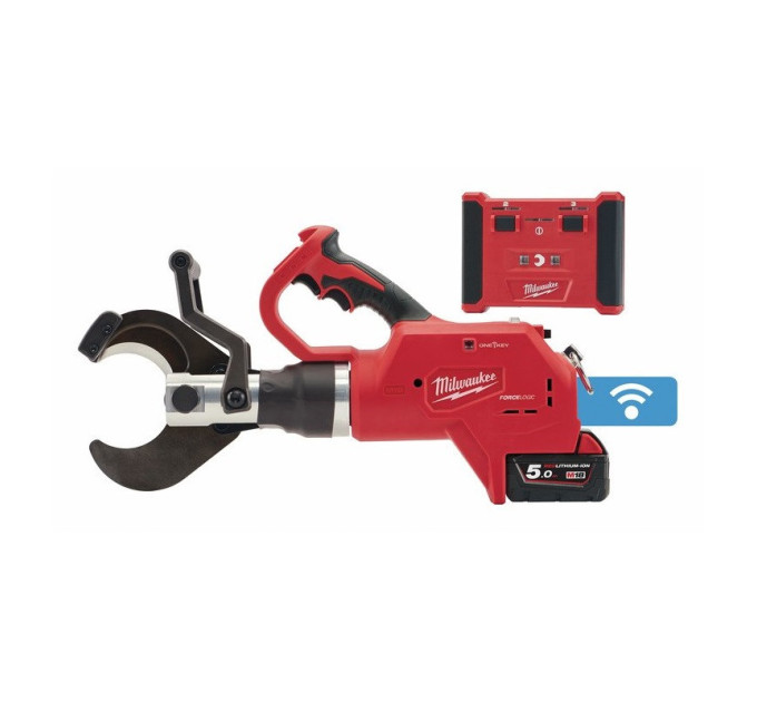 Кабелерез гидравлический аккумуляторный (подземный) MILWAUKEE M18 HCC75R-502C ONE-KEY(ЗУ+2Х5Ач+кейс)