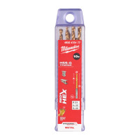 Свердло по металу RedHEX SHOCKWAVE™ HSS-TiN MILWAUKEE, Ø3,5х69х25мм, (10шт)
