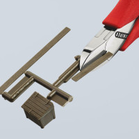 Кусачки боковые (бокорезы) для электроники, Ø1,3мм, 115мм KNIPEX 77 21 115 N, полированные