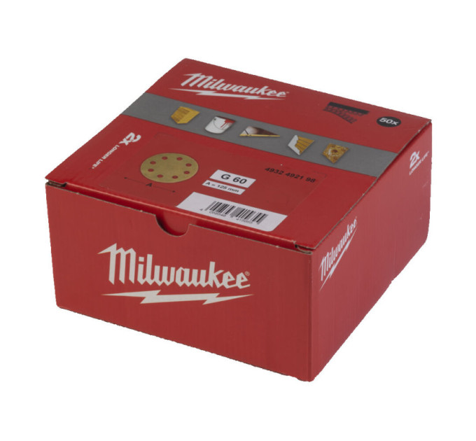 Шлифовальный круг HP MILWAUKEE Ø125/8 HL, зерно 60, (50шт)