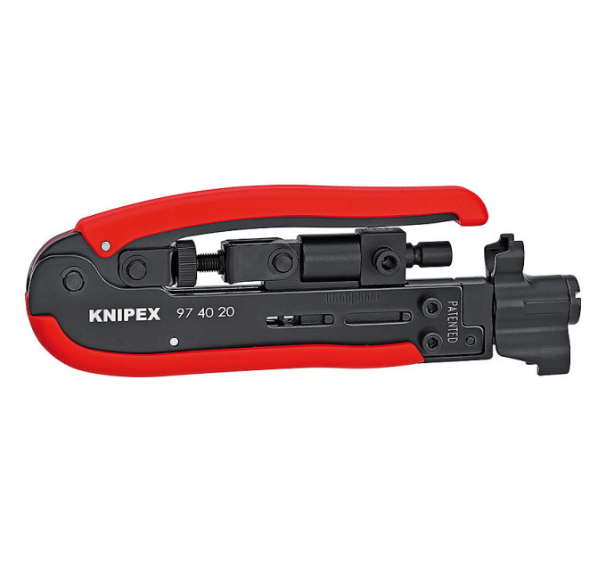 Компрессионный инструмент для штекера на коаксиальный кабель KNIPEX 97 40 20 SB