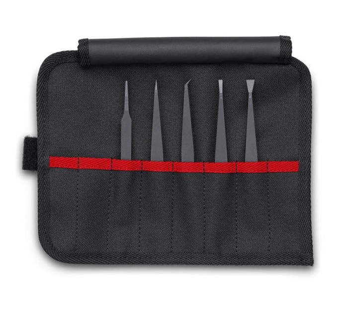 Набір захватних пластикових антистатичних пінцетів KNIPEX, 92 00 05 ESD