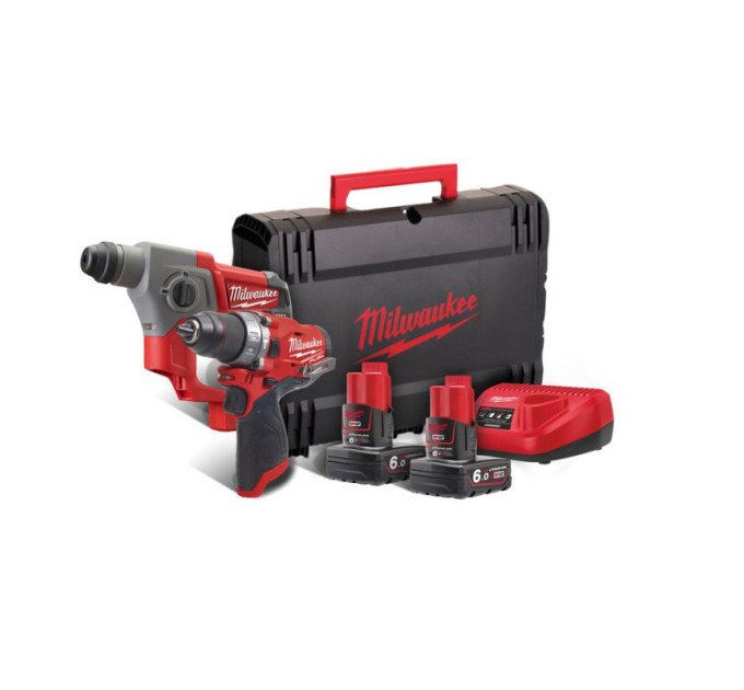 Набір з 2х інструментів безщіткових акумуляторних MILWAUKEE M12 FPP2B-602X