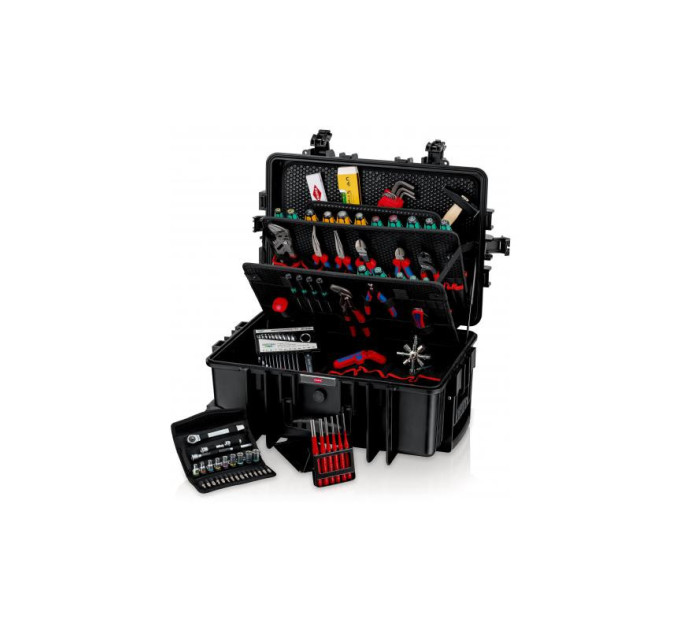 Чемодан с инструментами “Robust45 Move” Mechanic, Knipex 00 21 37 М