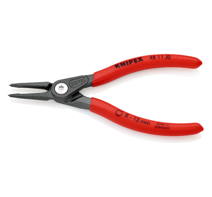 Щипцы прецизионные для внутренних стопорных колец прямые, Ø8-13мм KNIPEX 48 11 J0, Ø0,9мм