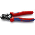 Ножницы для резки особо прочных проволочных тросов Ø2,0мм, 160мм KNIPEX 95 62 160 TC,фосфатированные