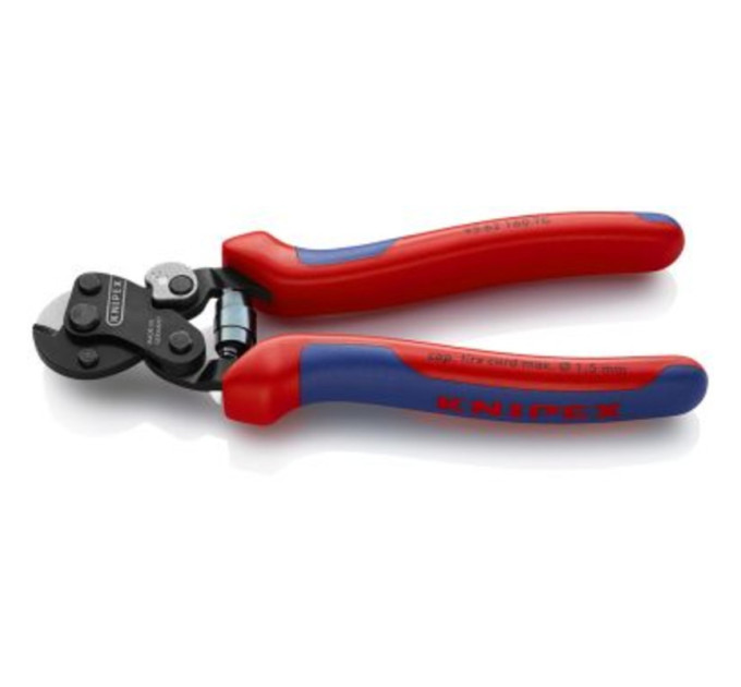 Ножницы для резки особо прочных проволочных тросов Ø2,0мм, 160мм KNIPEX 95 62 160 TC,фосфатированные