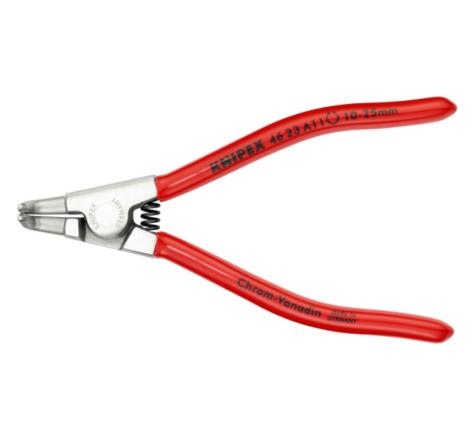 Щипцы для наружных стопорных колец загнутые 90°, Ø10-25мм KNIPEX 46 23 A11, Ø1,3мм