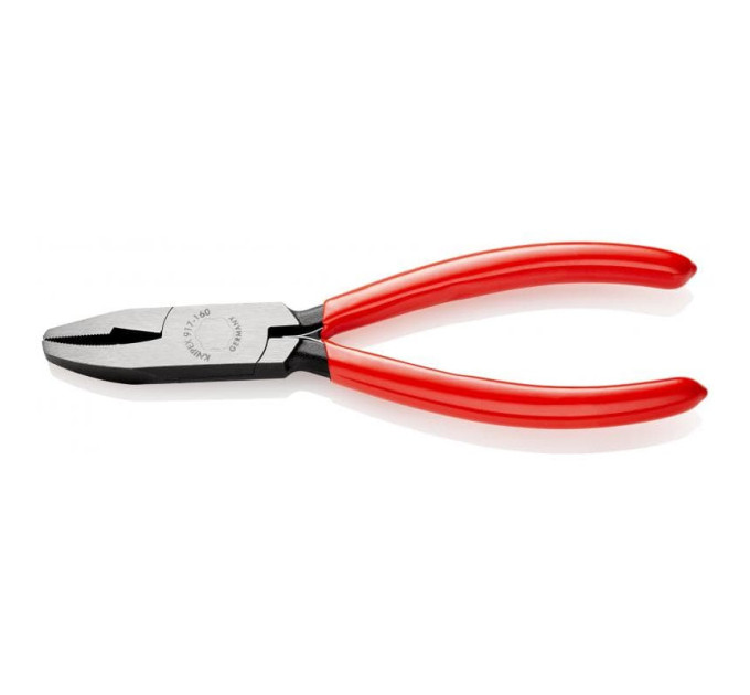 Плоскогубцы для отламывания стеклянных полосок, 160мм KNIPEX 91 71 160, фосфатированные