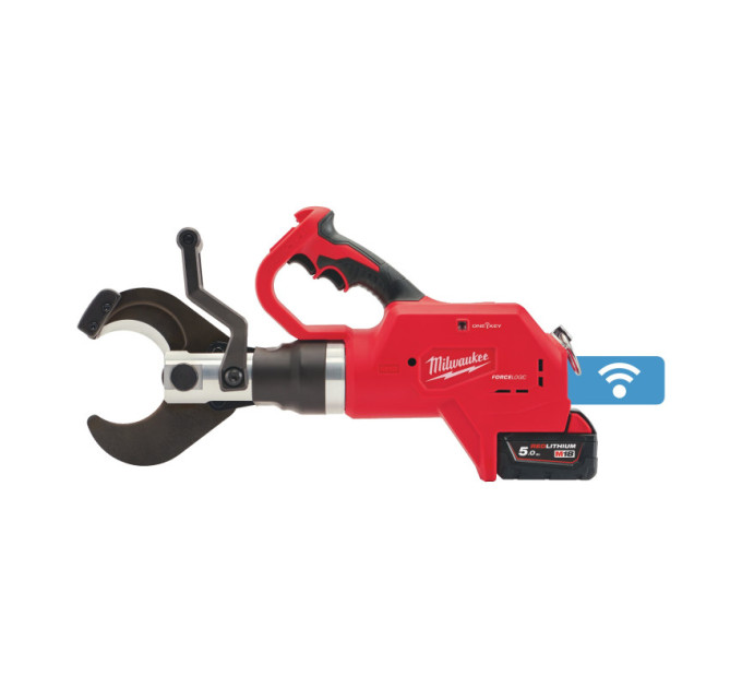 Кабелерез гидравлический аккумуляторный (подземный) MILWAUKEE M18 HCC75-502C ONE-KEY (ЗУ+2Х5Ач+кейс)