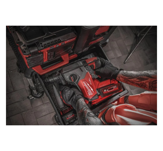 Перфоратор аккумуляторный бесщёточный SDS-PLUS MILWAUKEE M18 ONEFHX-0X (2,5Дж) (каркас+HDкейс)