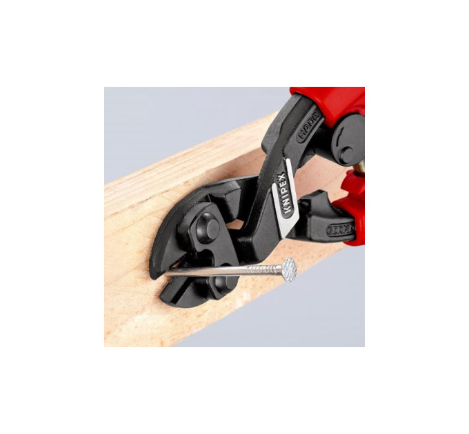 Болторез компактный согнутый под углом, Ø6,0мм CoBolt KNIPEX 71 22 200, фосфатированный