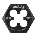 Плашка шестигранная MILWAUKEE, М10-1,25мм