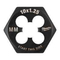 Плашка шестигранная MILWAUKEE, М10-1,25мм