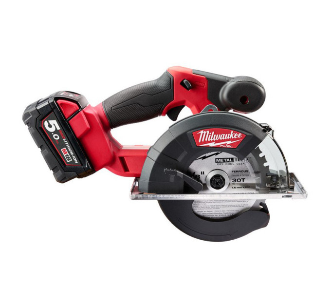 Пила дисковая аккумуляторная бесщеточная по металу MILWAUKEE M18 FMCS-502X Ø150мм (ЗУ+2Х5Ач+HDкейс)