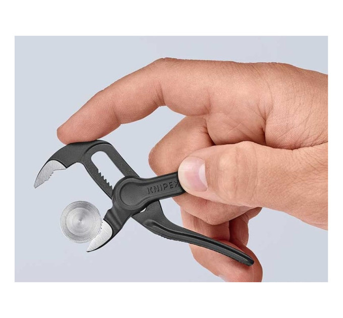 Клещи сантехнические переставные высокотехнологические, Ø28мм Cobra KNIPEX XS 87 00 100, фосфат