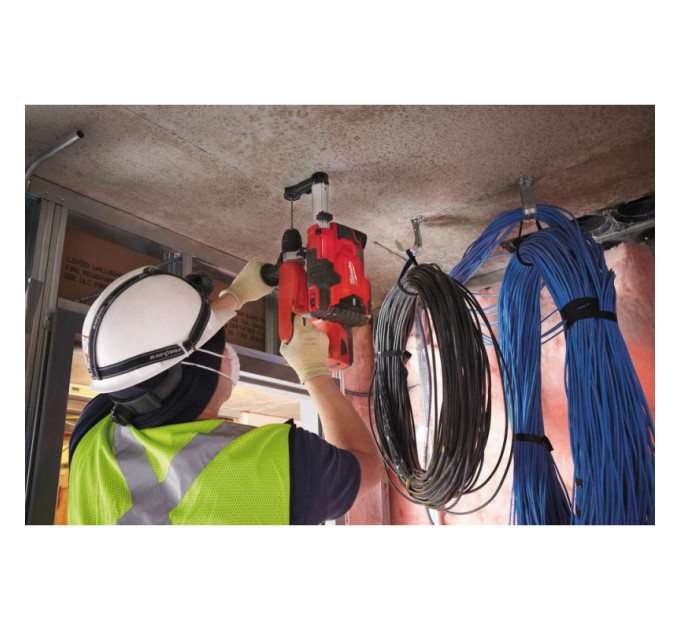 Пылесос аккумуляторный универсальный для перфораторов MILWAUKEE M12 DE-201X (ЗУ+1акк.Х2Ач+HDкейс)