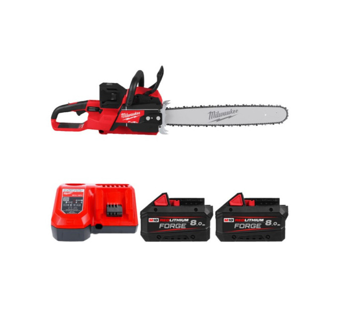 Пила цепная аккумуляторная бесщёточная MILWAUKEE (шина 50см) M18 F2CHS50-802 (2Х18В)