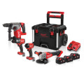 Набор из 4х инструментов аккумуляторных бесщеточных MILWAUKEE M18 FPP4BJ-503P