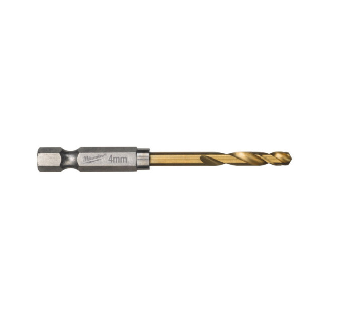 Сверло по металлу RedHEX SHOCKWAVE™ HSS-TiN MILWAUKEE, Ø4,0х71,5х26мм, (2шт)