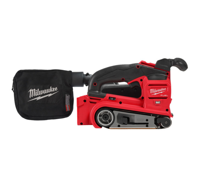 Шліфмашина стрічкова акумуляторна безщіткова MILWAUKEE M18 FBTS75-0 (каркас)