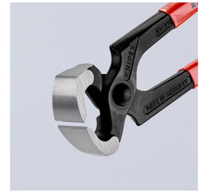 Кусачки-молоток (клещи) для подковки лошадей, 25,5мм KNIPEX 55 00 300, фосфатированные
