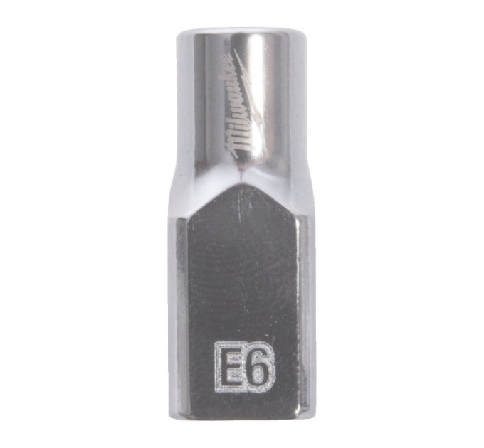 Головка торцевая хромированная TORX Е-стандарт ¼” MILWAUKEE, E6