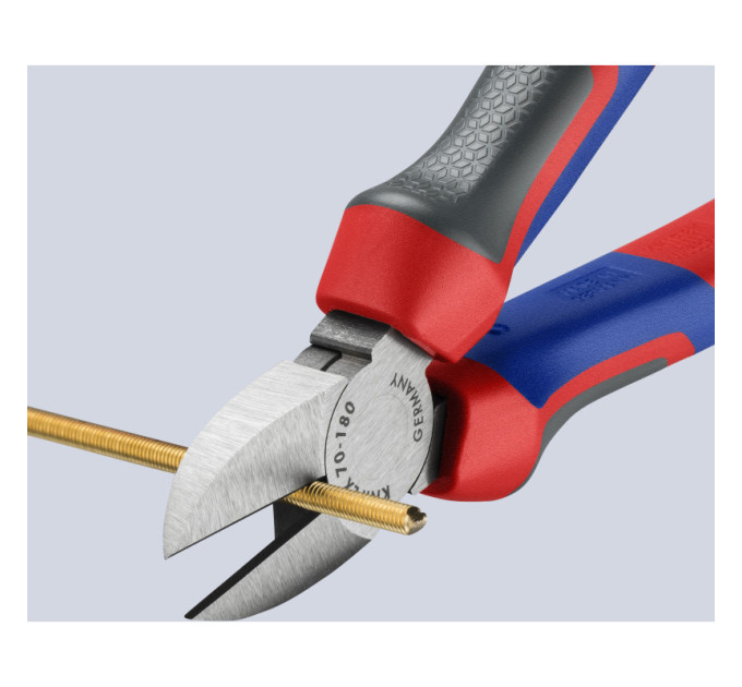 Кусачки боковые (бокорезы), Ø4,0мм,160мм KNIPEX 70 02 180 SB, фосфатированные