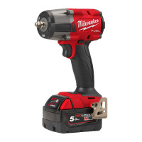 Гайковерт аккумуляторный бесщеточный 3/8'' MILWAUKEE, М18 FMTIW2F38-502X, 813Нм, с кольцом