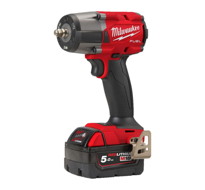 Гайковерт аккумуляторный бесщеточный 3/8'' MILWAUKEE, М18 FMTIW2F38-502X, 813Нм, с кольцом