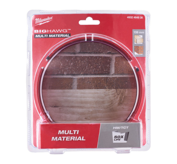 Коронка по мультиматериалам BIG HAWG™ TCT MILWAUKEE, Ø159мм