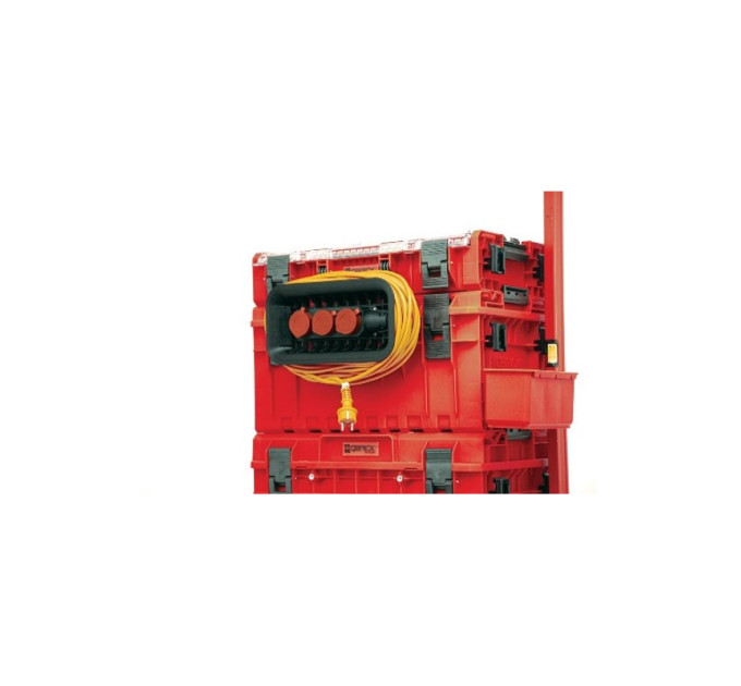 Держатель кабелей QBRICK SYSTEM CUSTOM CABLE WINDER с розетками (кабель в комплект не входит)