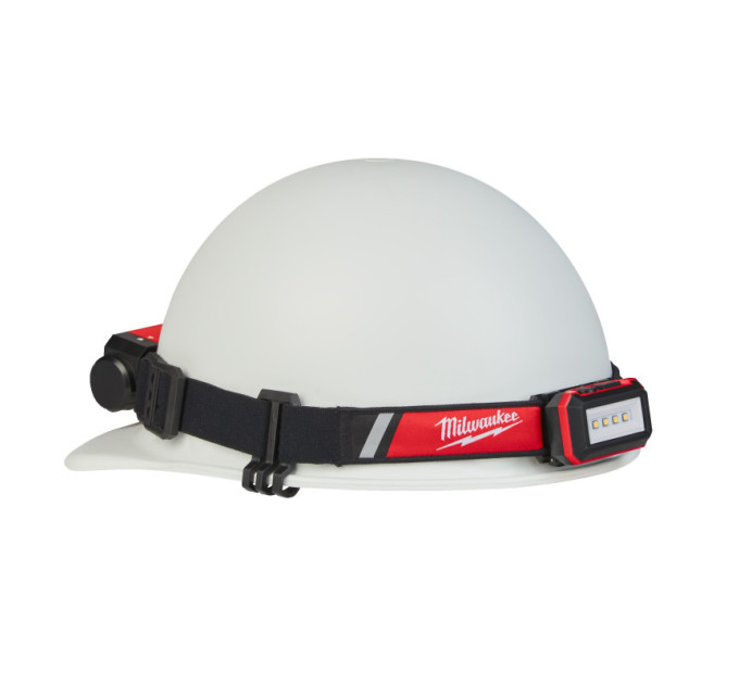 Ліхтар світлодіодний акумуляторний налобний (зарядка через USB) MILWAUKEE L4 HLRP-301
