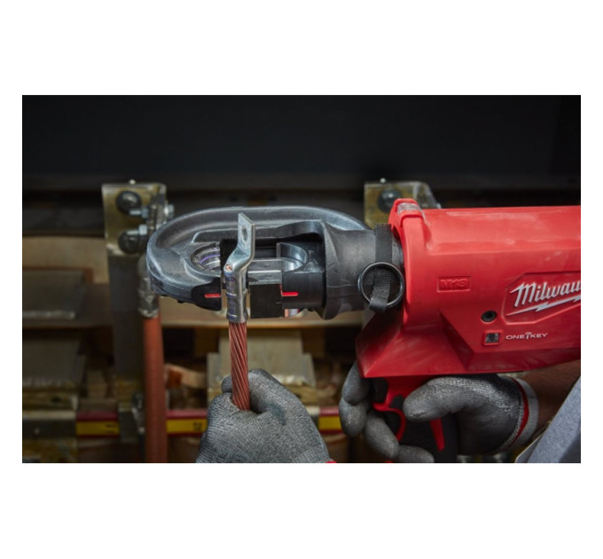 Обжимник гидравлический аккумуляторный для кабелей MILWAUKEE M18 HCCT109/42-522C (ЗУ+2акк.Х5Ач+кейс)