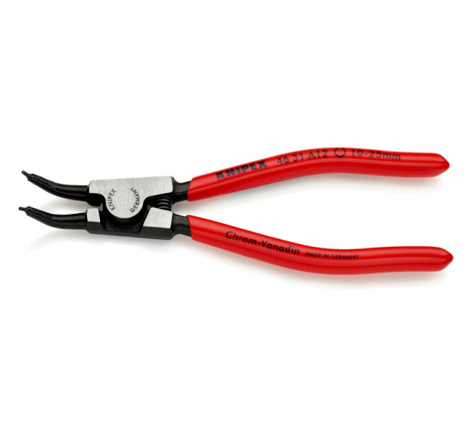 Щипцы для наружных стопорных колец загнутые 45°, Ø8-13мм KNIPEX 46 31 A12, Ø0,9мм