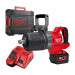Гайковерт акумуляторний безщітковий MILWAUKEE 1'' (2711Нм) M18 ONEFHIWF1DS-121C, з кільцем (ЗУ+1ак.)