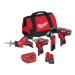 Набір з 3х акумуляторних інструментів MILWAUKEE M12 ВPP4A-202B