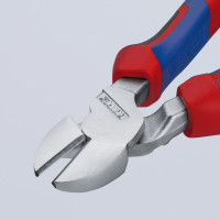 Кусачки боковые (бокорезы) особой мощности, Ø4,2мм, 200мм KNIPEX 74 05 200, хромированные