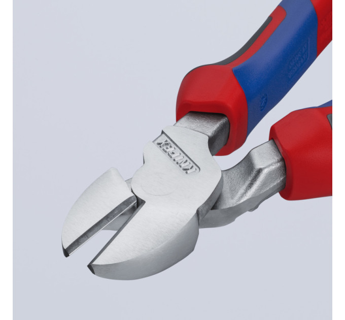 Кусачки боковые (бокорезы) особой мощности, Ø4,2мм, 200мм KNIPEX 74 05 200, хромированные