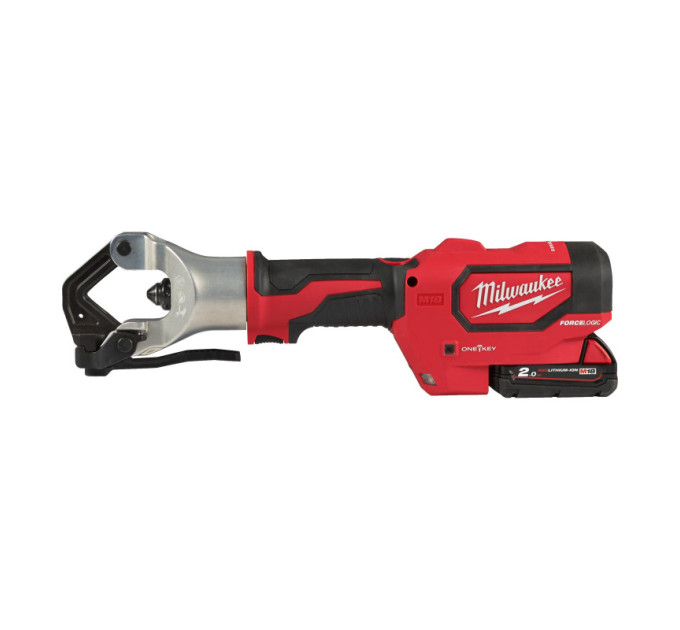 Обжимник гідравлічний акумуляторний безматричний для кабелів MILWAUKEE M18 HDCT-202C (ЗУ+2Х2Ач)