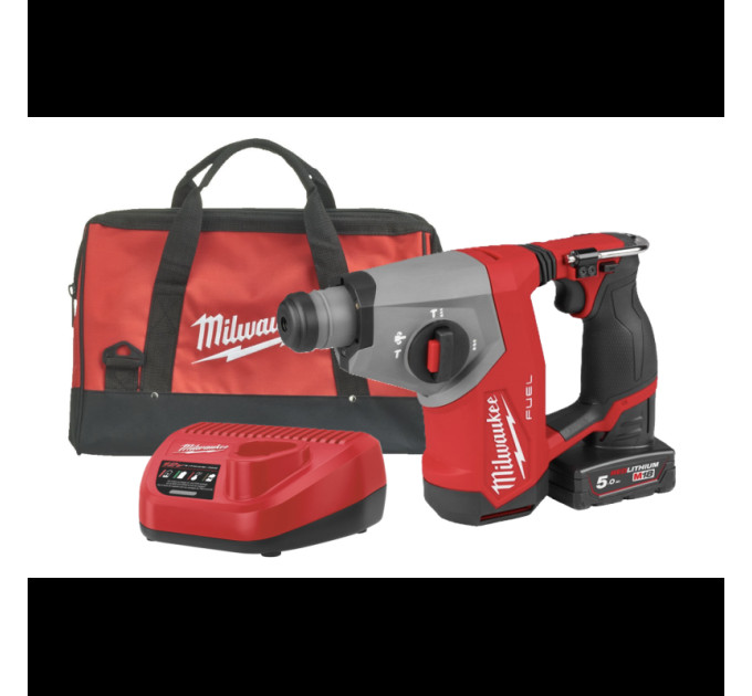 Перфоратор аккумуляторный бесщёточный SDS-PLUS MILWAUKEE M12 FHAC16-501BRF (1,15Дж)