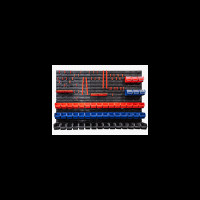 Органайзер настенный с лотками QBRICK SYSTEM Fixing Wall - BIG SET 400x358x369