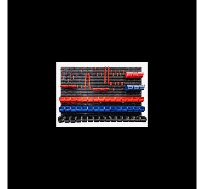 Органайзер настенный с лотками QBRICK SYSTEM Fixing Wall - BIG SET 400x358x369